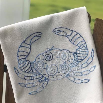 Blue Crab Towel