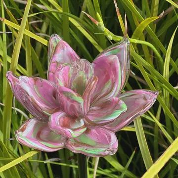 Art Glass Flower Stake