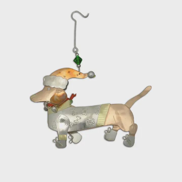 Dasher Dachshund Ornament