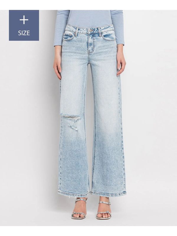 Plus / Tummy Control High Rise Wide Leg