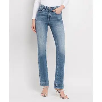 Tummy Control High Rise Bootcut Jeans
