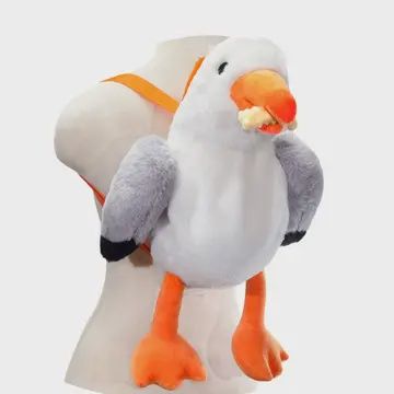 Sunny the Seagull 18in Plush Backpack