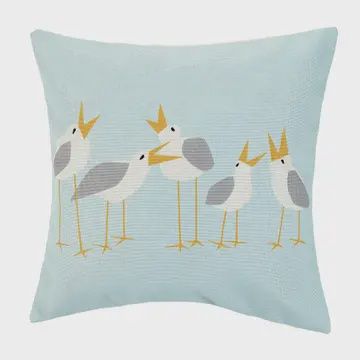 Seagulls Indoor/Outdoor Pillow