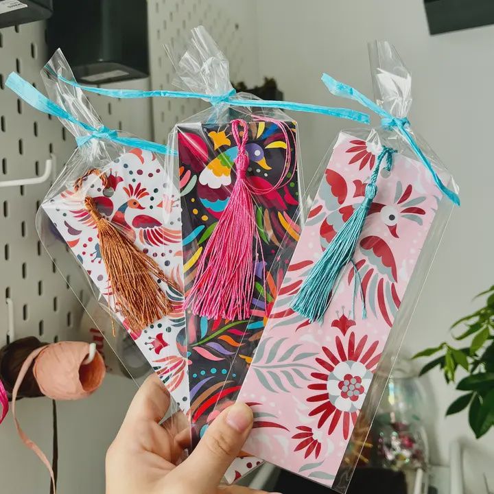 Mexican Embroidery Style Bookmarks