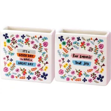 Good Day To Have A Great Day Square Vase