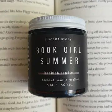 Book Girl Summer | Bookish Candle