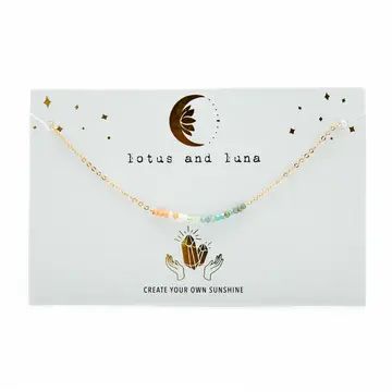 &quot;Create Your Own Sunshine&quot; Goddess Necklace