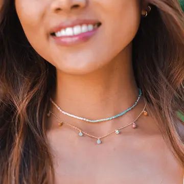 &quot;Live By the Sun, Love By the Moon&quot; Goddess Necklace