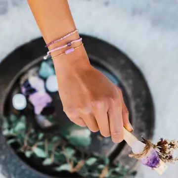 &quot;Stay Wild, Moon Child&quot; Goddess Bracelet