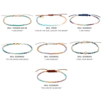 Goddess Crystal Stone Bracelet