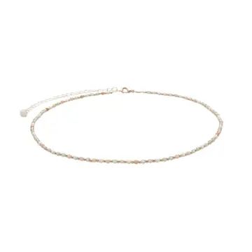 Good Fortune + Growth 2mm Healing Necklace/Gold