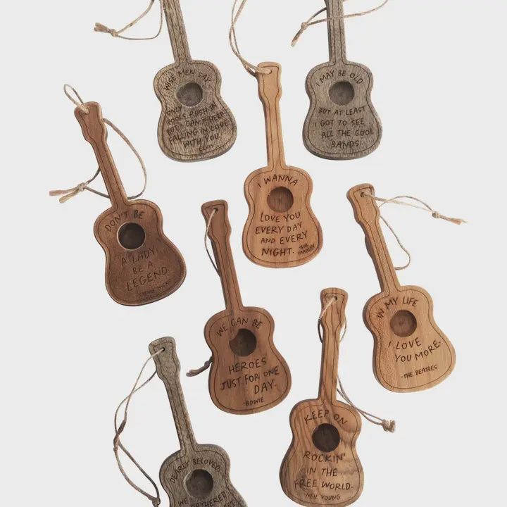 1st Edition Wooden Guitars, Print Name: The Beatles