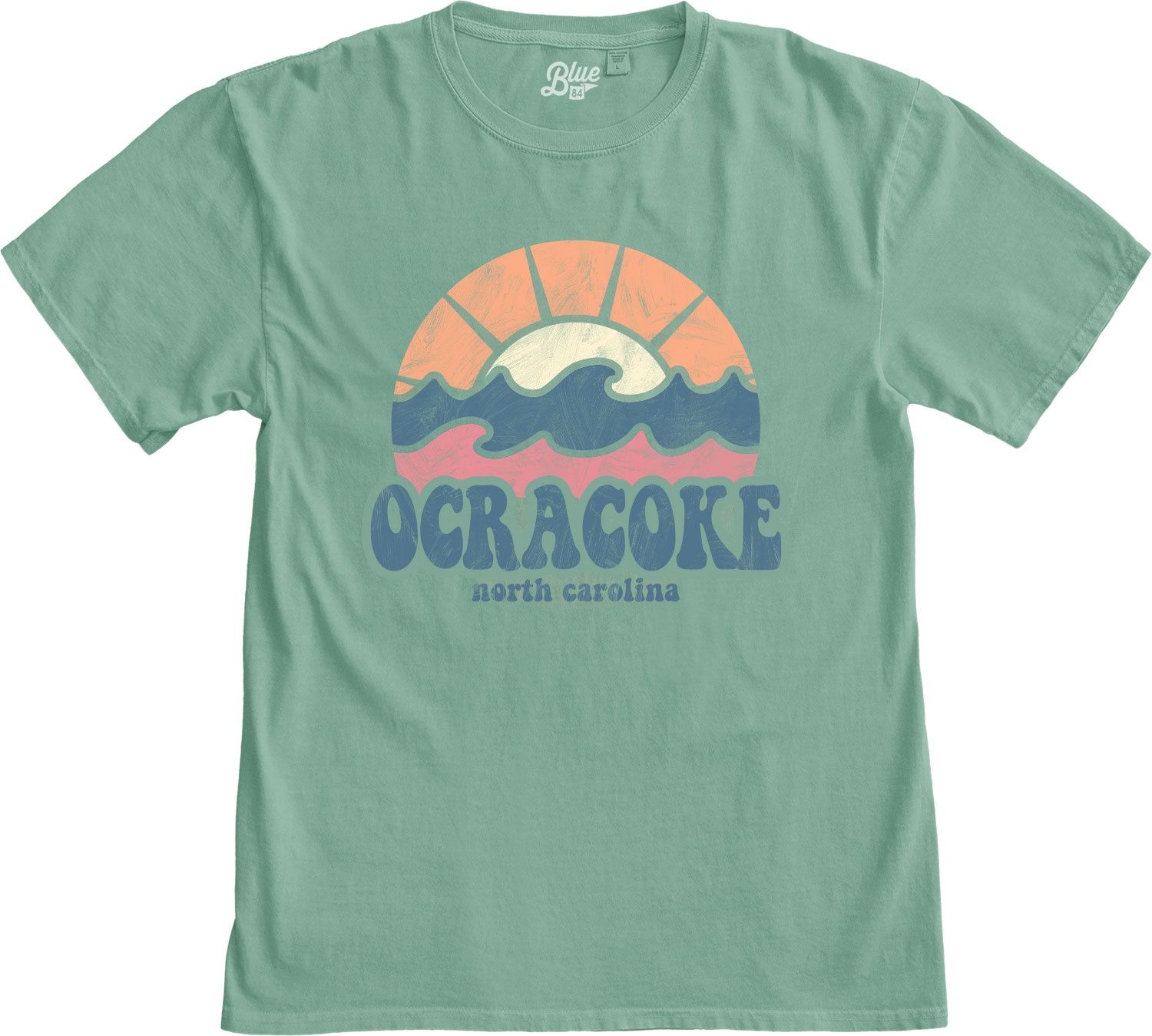 Happy Dance Waves/Sun Shirt, Color: Lagoon, Size: S