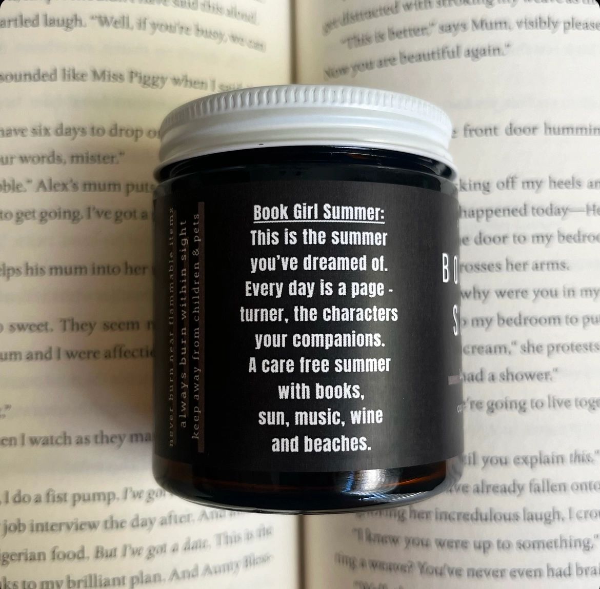 Book Girl Summer | Bookish Candle