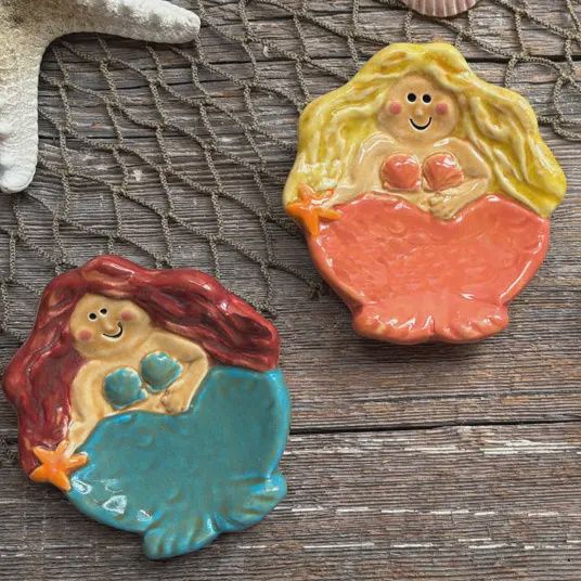 Ceramic Mermaid Dish