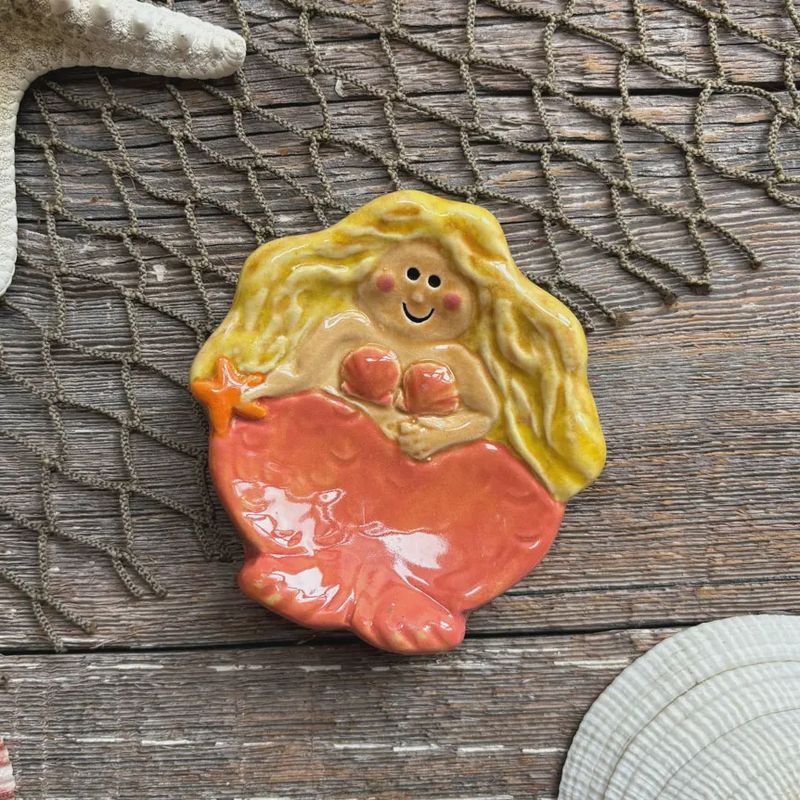 Ceramic Mermaid Dish