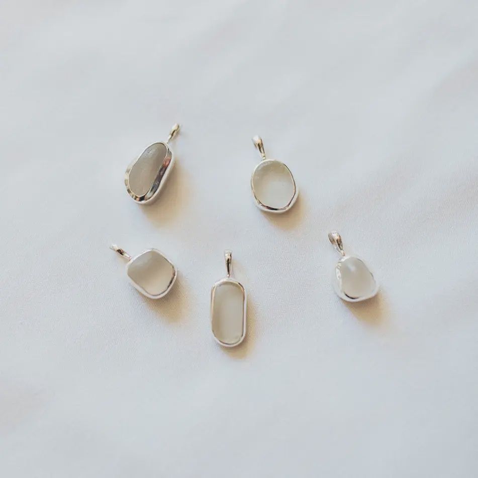 Sea Glass Necklace Handmade