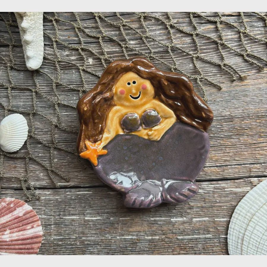Ceramic Mermaid Dish