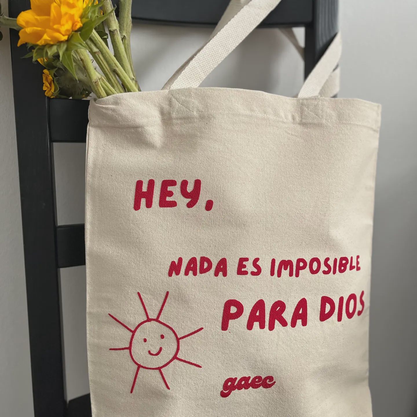 Nada Es Imposible Para Dios Tote Bag