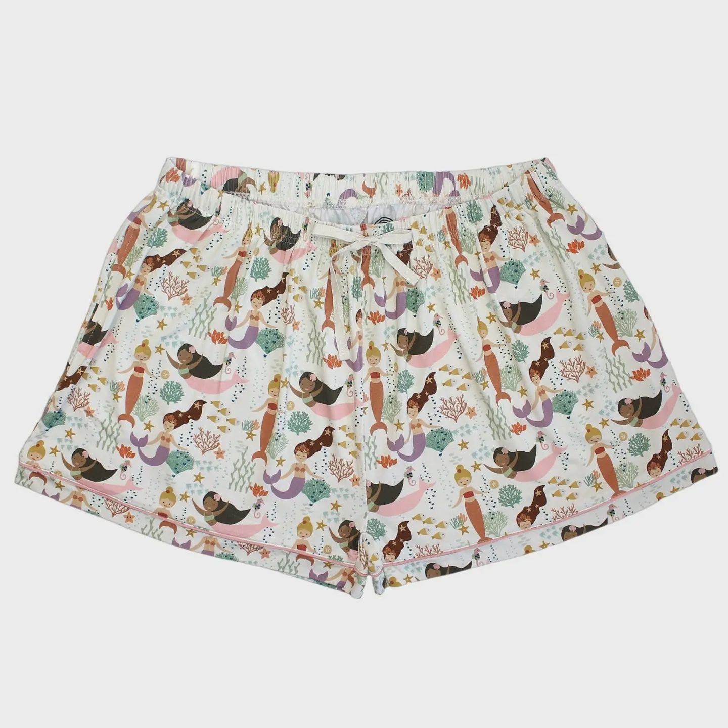 Making Waves Mermaids Women&#39;s Bamboo Pajama Shorts, Size: XS