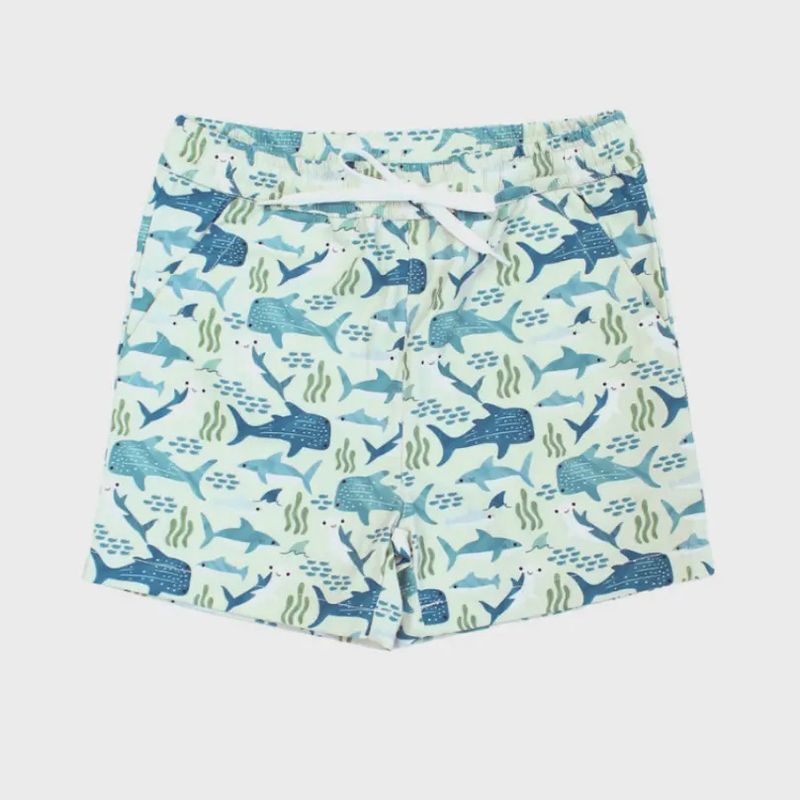 Shark Friends Boys Swim Trunks