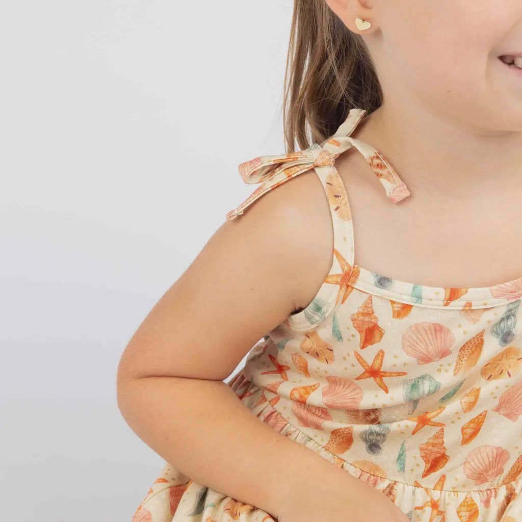 Sandy Seashells Bamboo Sundress