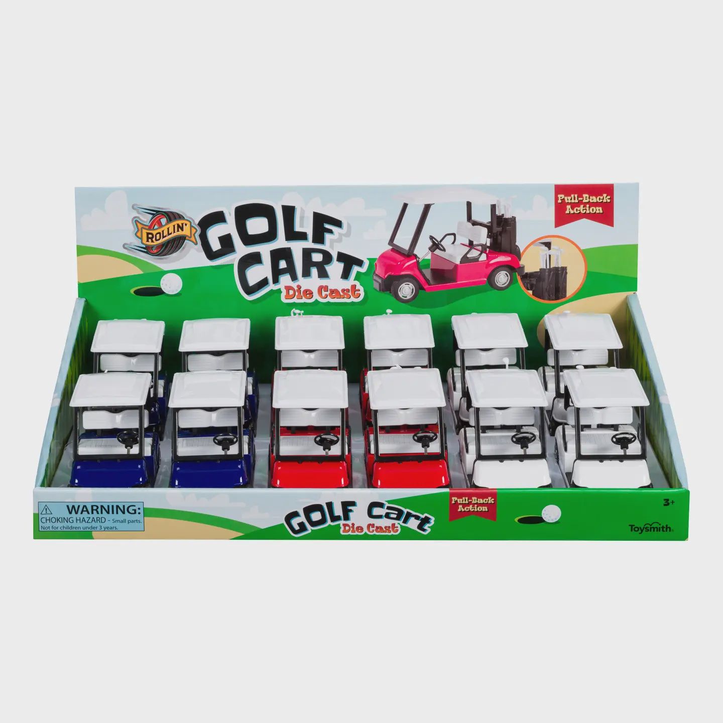 Rollin&#39; Pull-Back Golf Cart-Toy Car