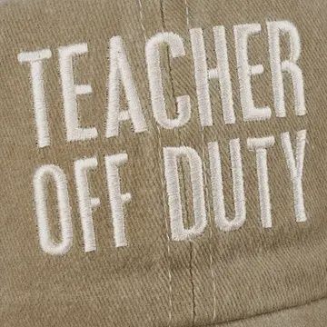 Teacher Off Duty Baseball Hat