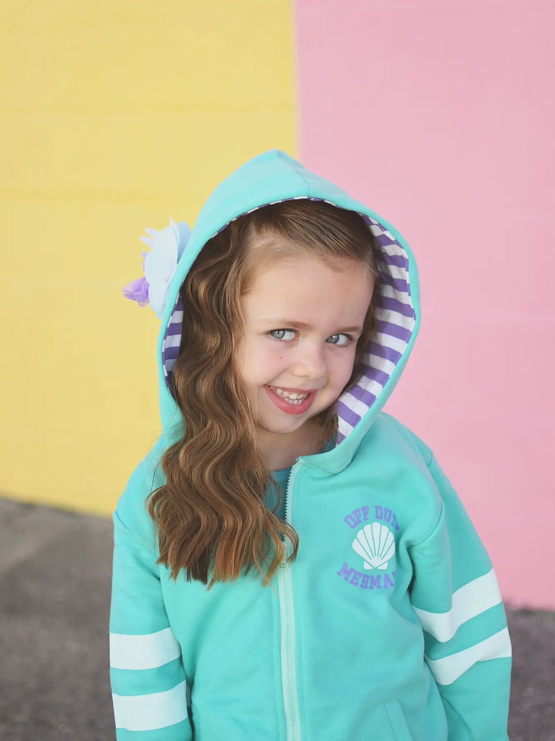 Mermaid Sequin Toddler and Kids 3D Hoodie