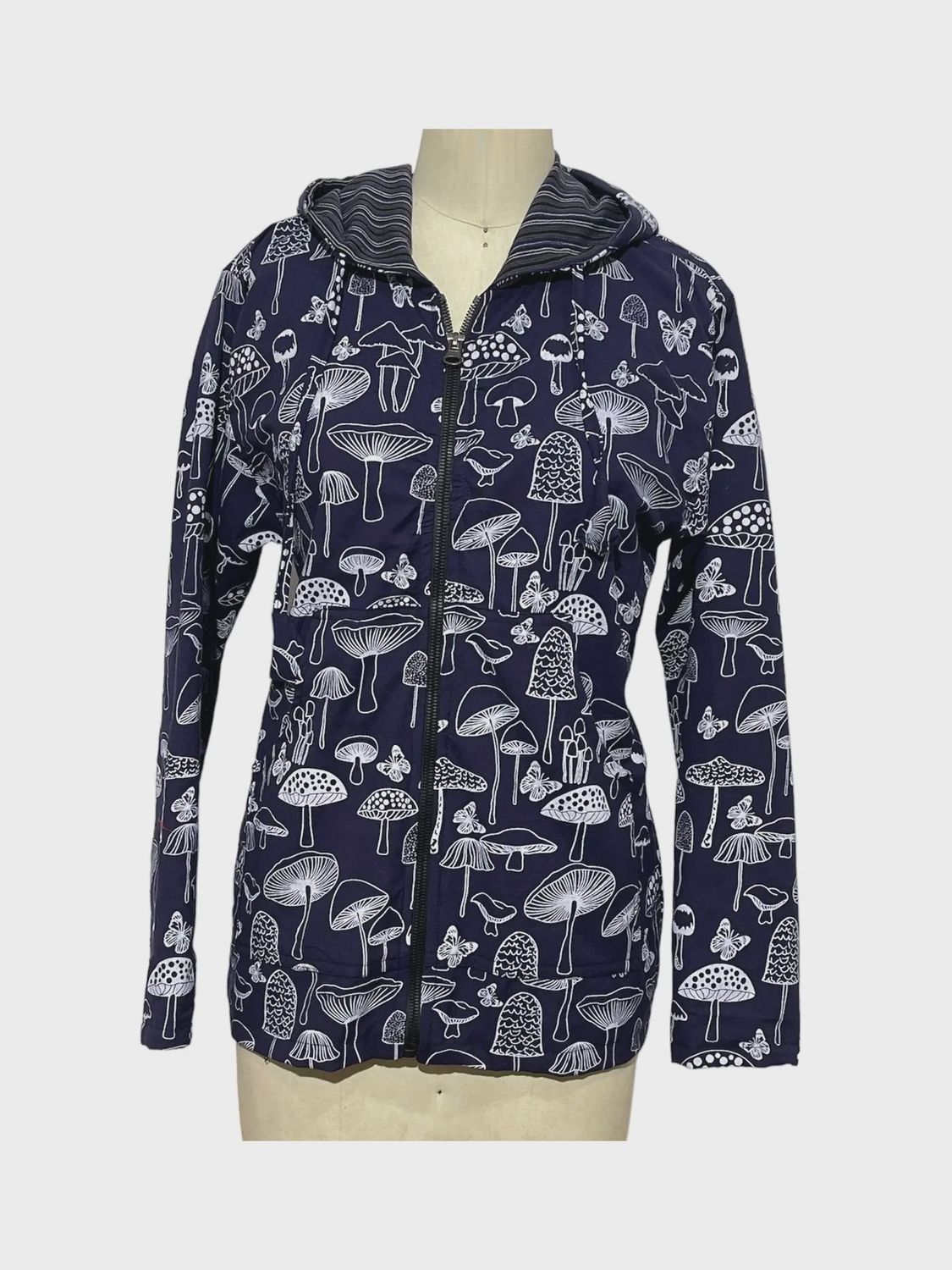 Cotton Mushroom Fleece Lining Jacket D646, Size: S