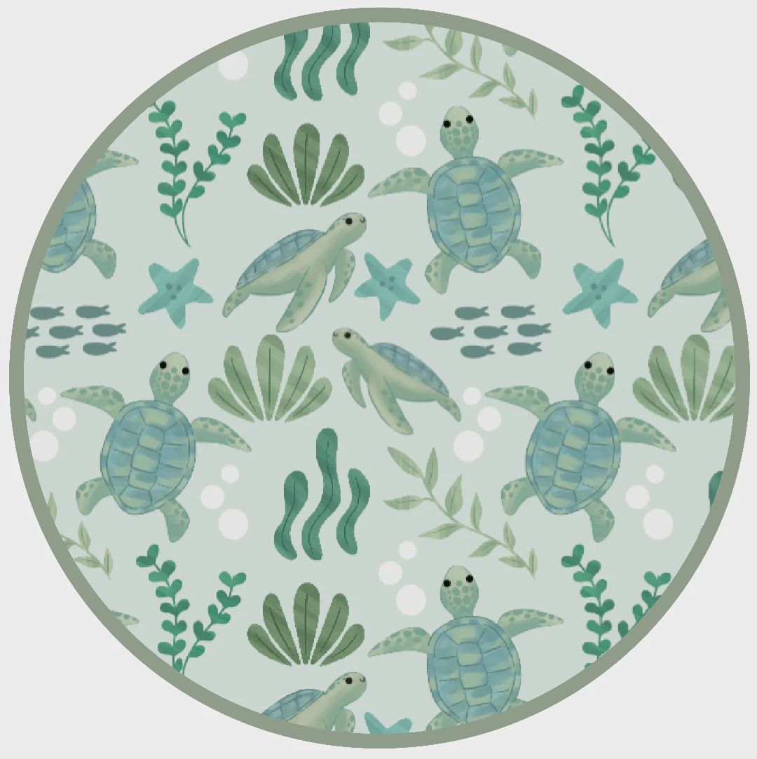 Save the Sea Turtles and Lucky Green Reversible Bucket Hat