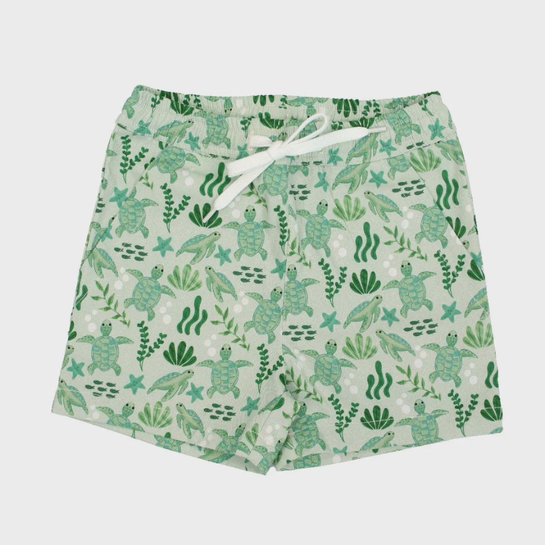 Save the Sea Turtles Boys Swim Trunks, Size: 3-6M