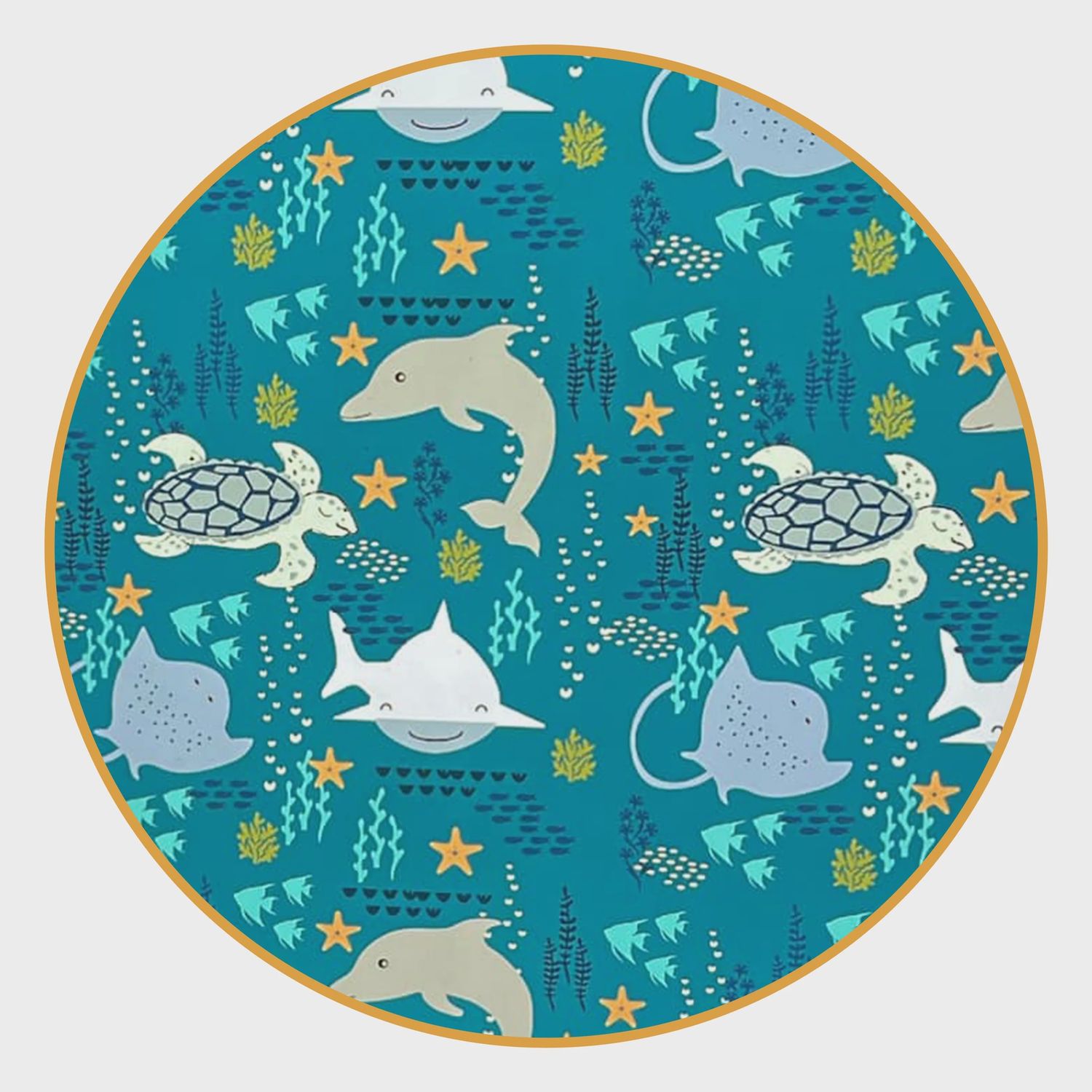 Ocean Friends Sea Animals Kids Baseball Cap