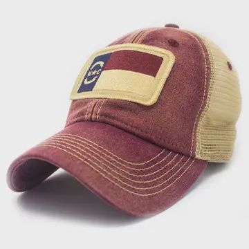North Carolina Flag Patch Trucker Hat