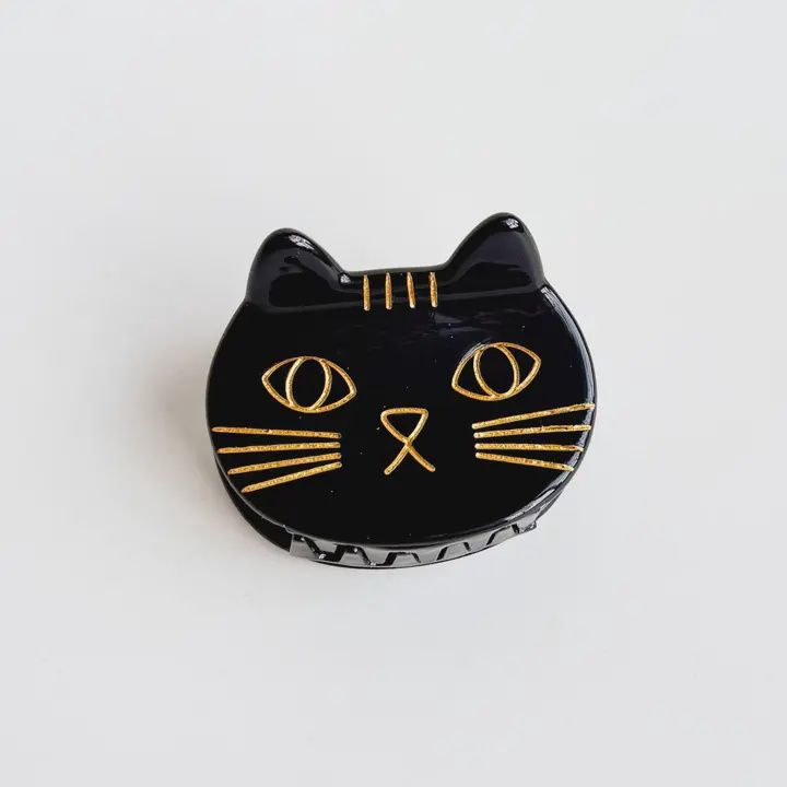 Kitty Cat | Small Cat Face Claw Clip