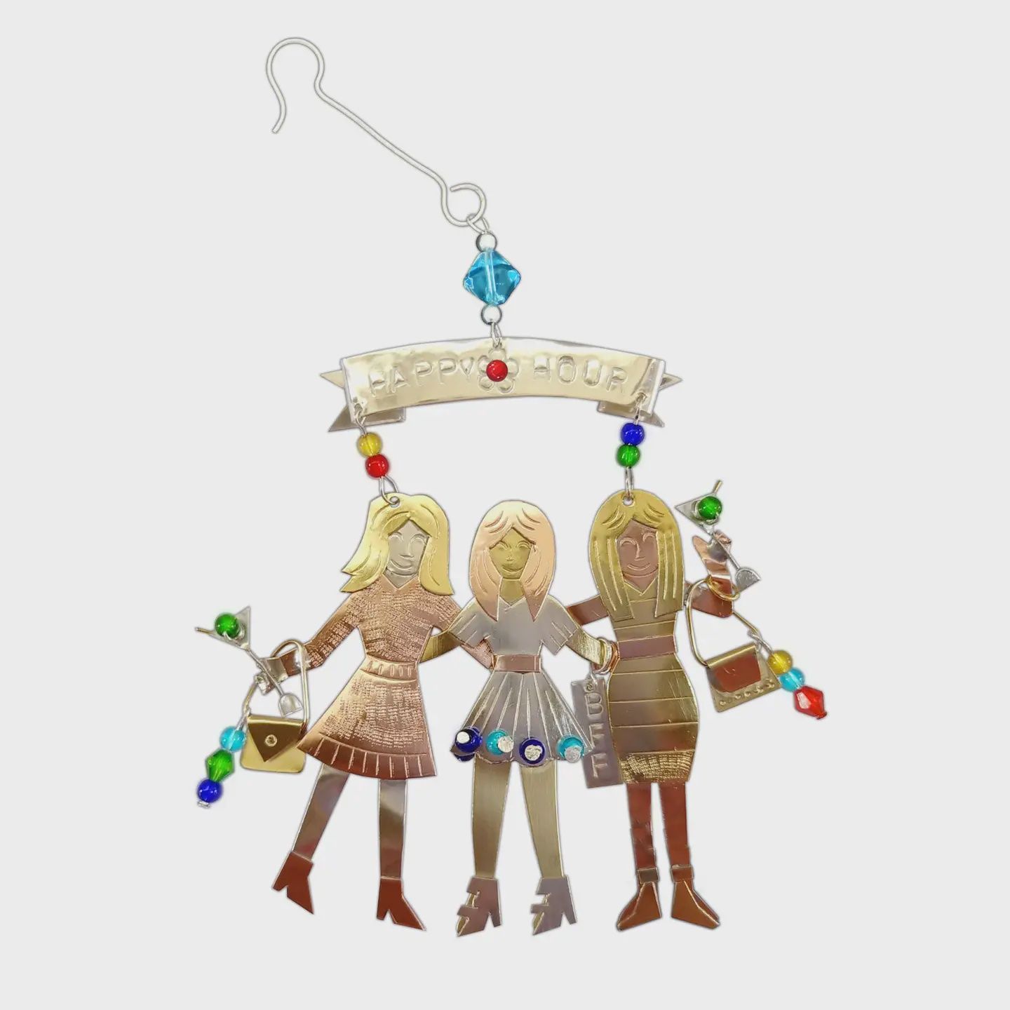 Happy Hour Girlfriends Ornament