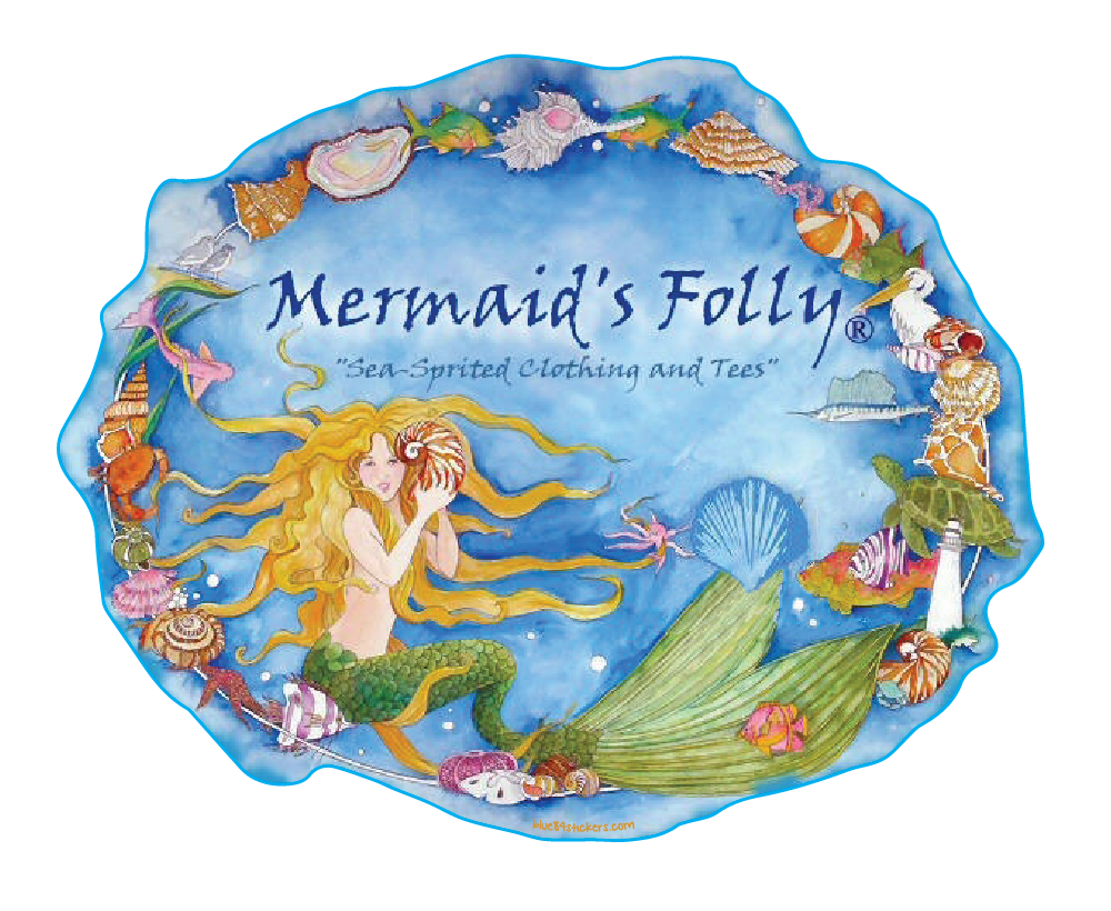 Mermaid&#39;s Folly Scene Sticker