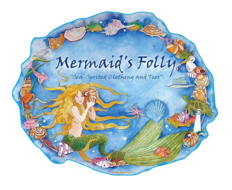 Mermaid&#39;s Folly Scene Sticker