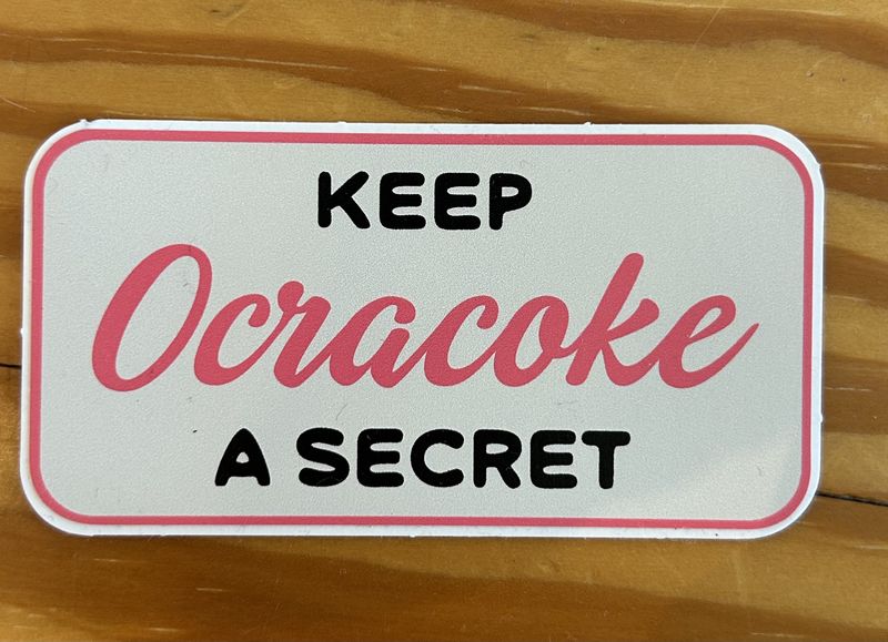 Keep Ocracoke A Secret Sticker