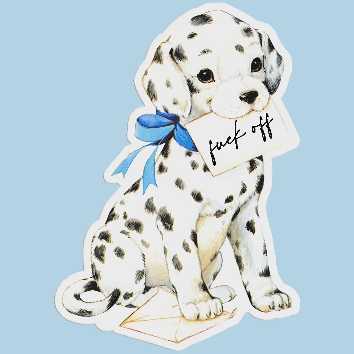 F**k Off Dog Sticker