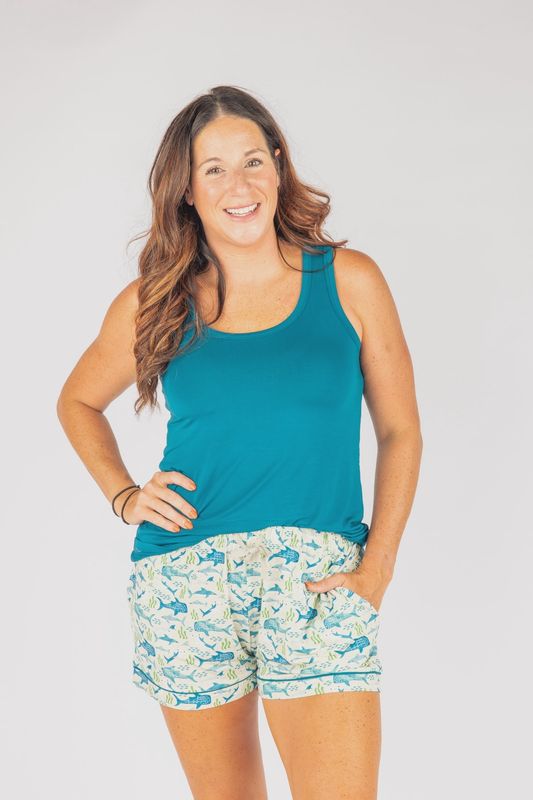Shark Friends Women&#39;s Pajama Shorts