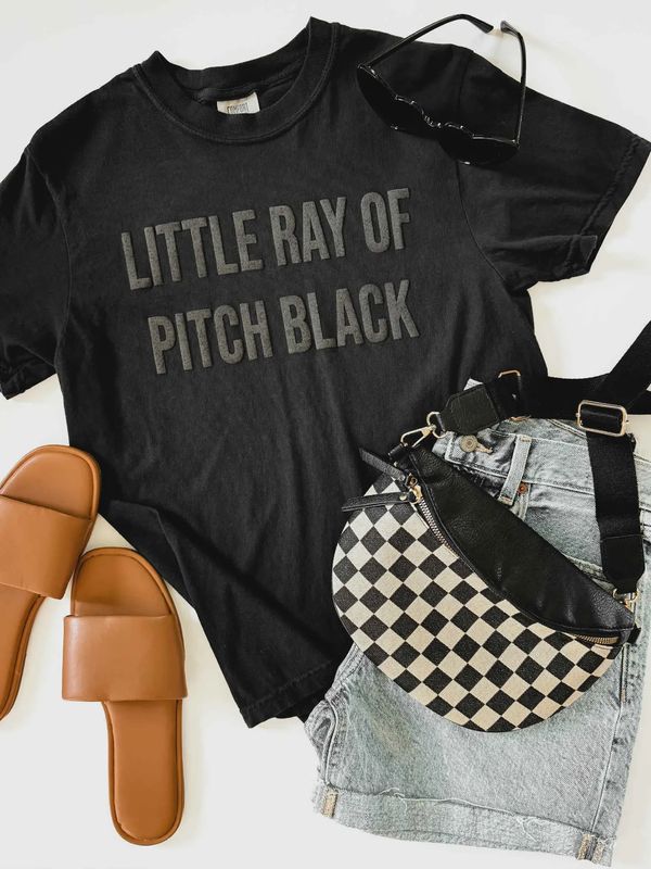 Little Ray Of Pitch Black Graphic Tee