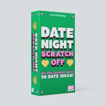 Date Night Scratch-Off Cards - 50 Unique Date Night Ideas For Couples