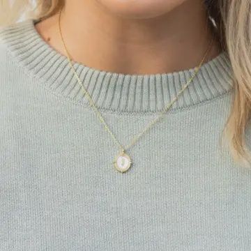 Iridescent Pearl Seahorse Necklace