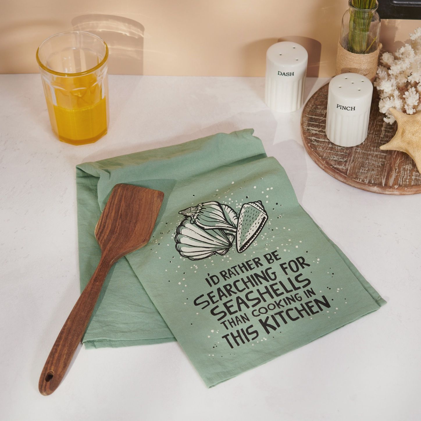 Seashells Kitchen Towel