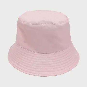 Sandy Seashells &amp; Bubblegum Pink Reversible Bucket Hat