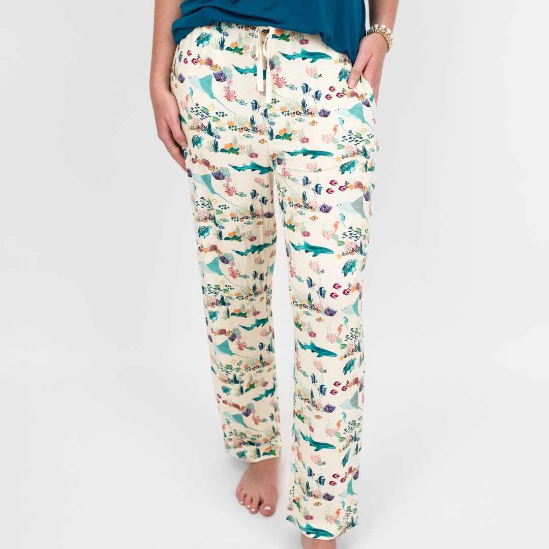 Coral Reef Bamboo Relaxed Lounge Pajamas