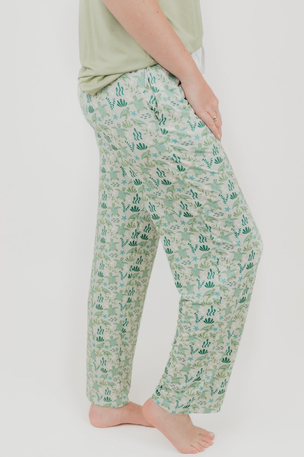 Save the Sea Turtles Bamboo Relaxed Lounge Pajama Pants