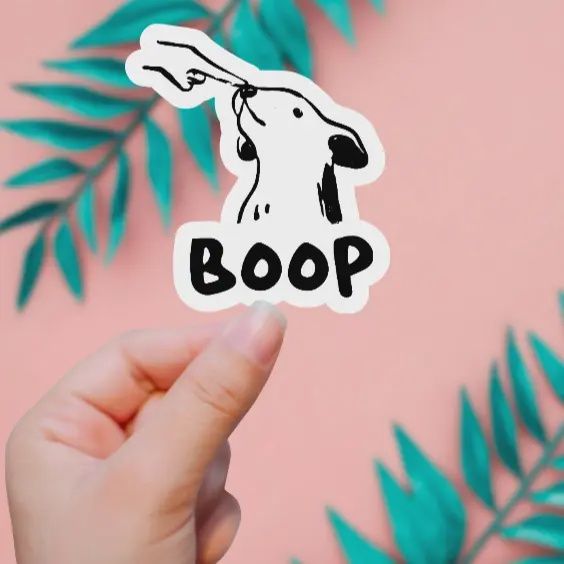 Boop Dog Sticker