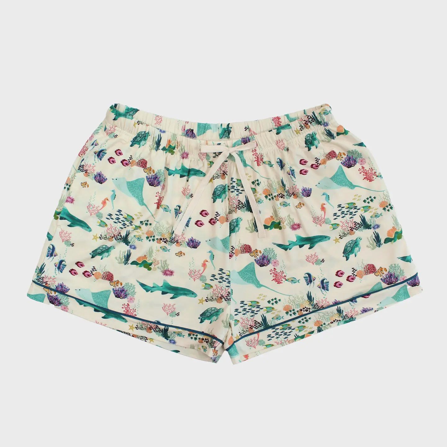 Coral Reef Bamboo Pajama Shorts